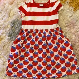 Hanna Andersson strawberry play dress ice